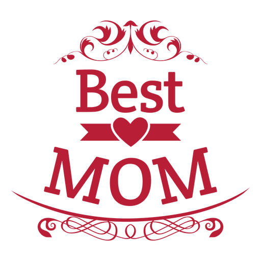 Best mom badge 5 PNG Design