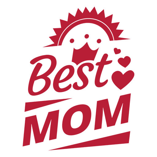 Best mom label 4 PNG Design