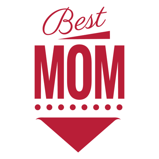 Best mom vintage label PNG Design