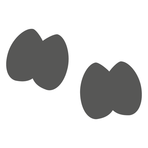 Ícone de pegada de bisonte Desenho PNG