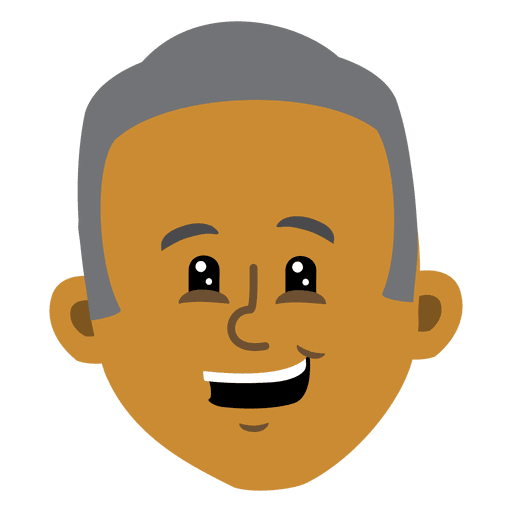 Black boy head cartoon - Transparent PNG & SVG vector file