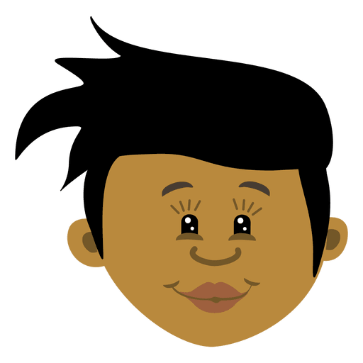 Download Black girl head cartoon 1 - Transparent PNG & SVG vector file