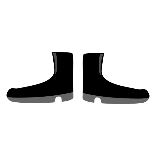 Black ladies boot PNG Design