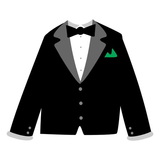 Vestido de festa masculino preto Desenho PNG