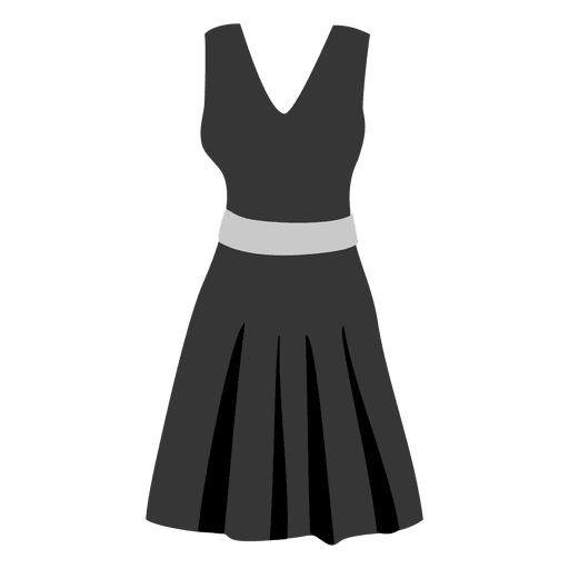 Paño de mujer negro Diseño PNG