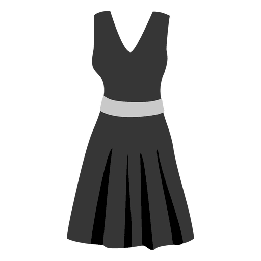 Schwarzes Frauentuch PNG-Design