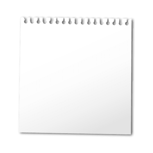 Design Png E Svg De Folha De Caderno Em Branco Para Camisetas 6278