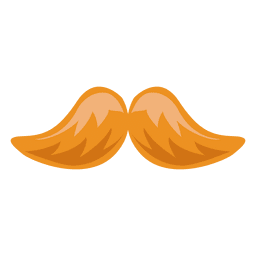 Blonde hipster mustache 10 PNG Design Transparent PNG