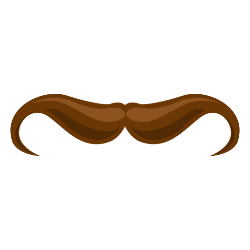 Blonde hipster mustache 11 PNG Design