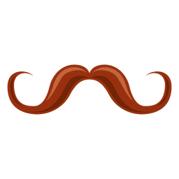 Blonde hipster mustache 12 PNG Design Transparent PNG
