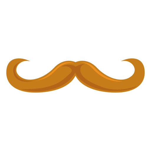 Bigode de hipster loira 13 Desenho PNG