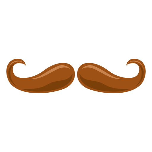 Blonde hipster mustache 15 PNG Design