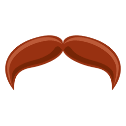 Blonder Hipster-Schnurrbart 3 PNG-Design
