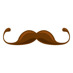Blonde hipster mustache 5 PNG Design Transparent PNG