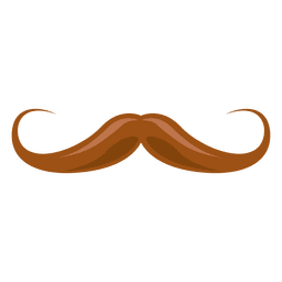 Blonde hipster mustache 6 PNG Design Transparent PNG
