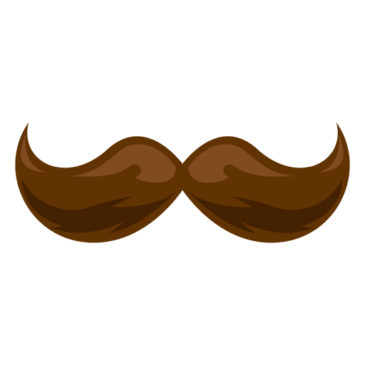 Blonde hipster mustache 9 PNG Design