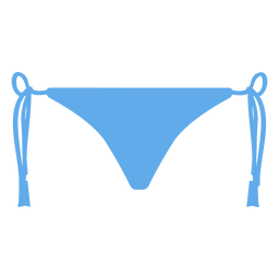 Blue bikini PNG Design