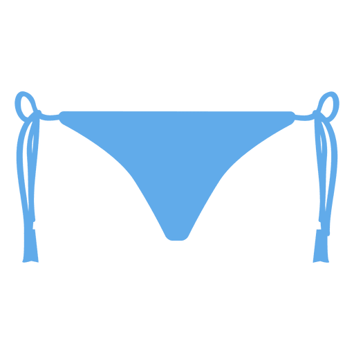 Blauer Bikini PNG-Design