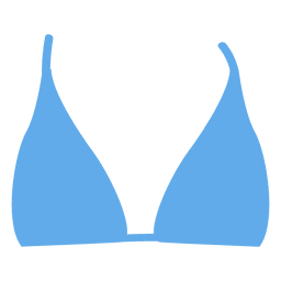 Blue bikini top PNG Design