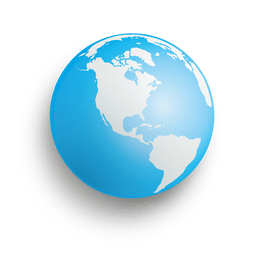 Blue earth sphere