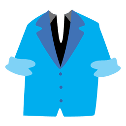 Chaqueta de hombre azul Diseño PNG