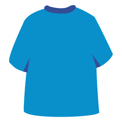 Blaue M?nner T-Shirt zur?ck PNG-Design
