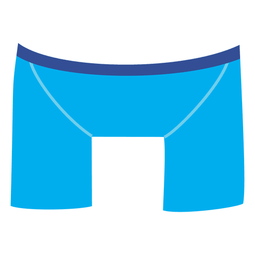 Blue mens short cartoon PNG Design