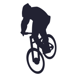 Silhueta de esporte de moto Bmx 1 Desenho PNG