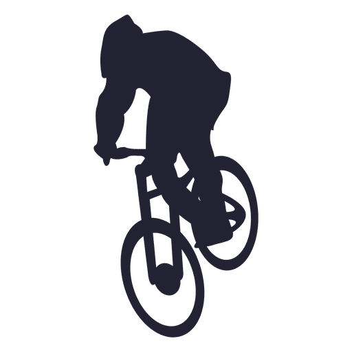 Bmx bicicleta deporte silueta 1 Diseño PNG