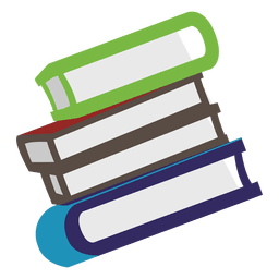 Icono de lado de libros Diseño PNG