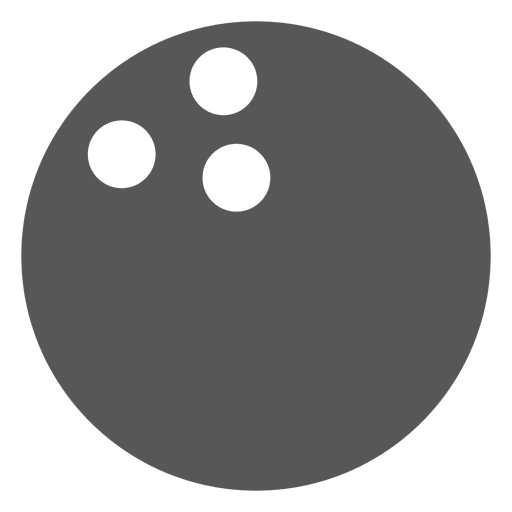 Icono de bola de boliche Diseño PNG
