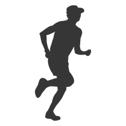 Boy athlete silhouette Transparent PNG