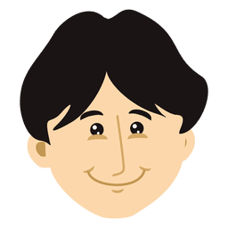 Jungenkopfkarikaturillustration PNG-Design