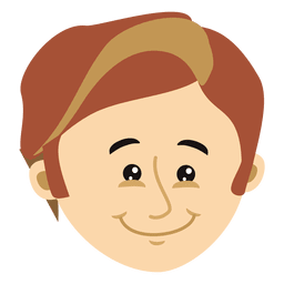 Ilustração da cabeça do menino Desenho PNG