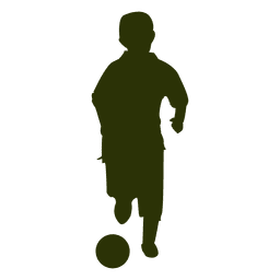 Download Boy Playing Football Silhouette 7 Transparent Png Svg Vector File