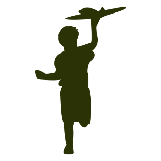 Boy playing with toy PNG Design