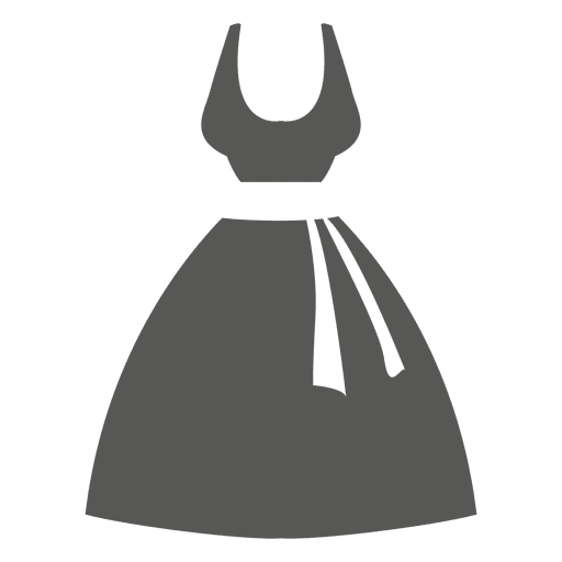 Braut Kleid Symbol PNG-Design