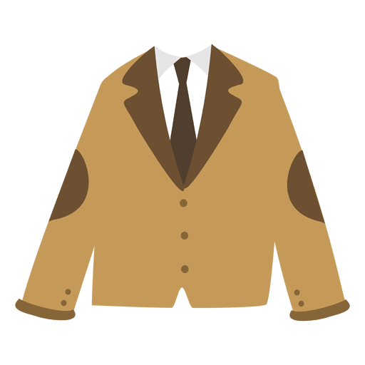 Brauner Herrenblazer PNG-Design