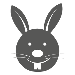 Bunny head icon PNG Design