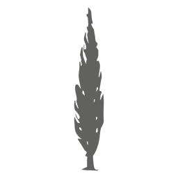 Buschbaum Silhouette 2 PNG-Design