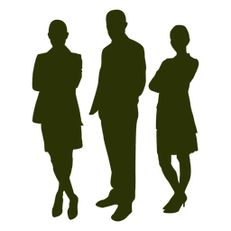 Business people silhouette