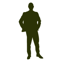 Manos de hombre de negocios en la cintura Diseño PNG