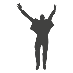Businessman success celebration 1 PNG Design