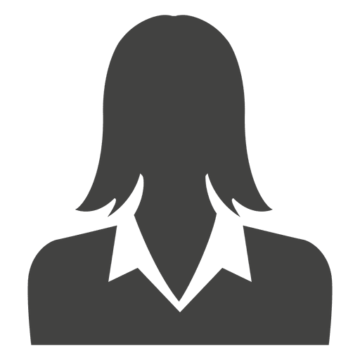 avatar silueta empresaria descargar png svg transparente