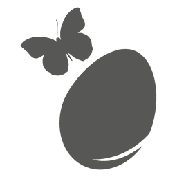 Schmetterling Osterei Symbol PNG-Design