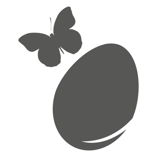 Butterfly easter egg icon PNG Design