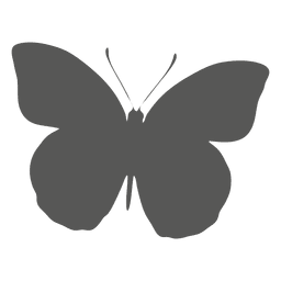 Butterfly silhouette icon PNG Design