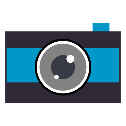 Camera flat icon PNG Design