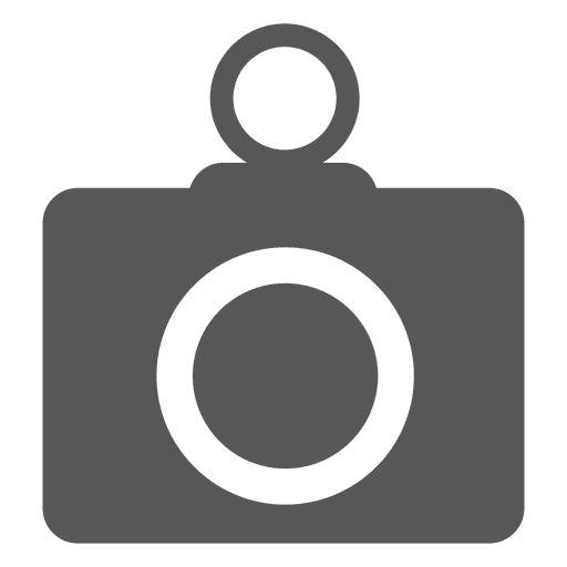 Flaches Symbol der Fotokamera PNG-Design