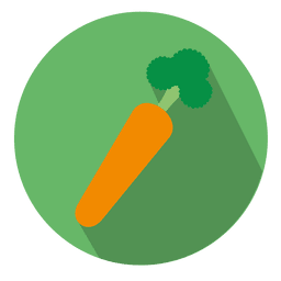 Carrot circle icon PNG Design Transparent PNG